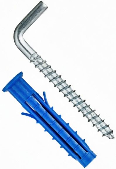 Распорный дюбель с прямым крюком 12 мм KRHP - фото