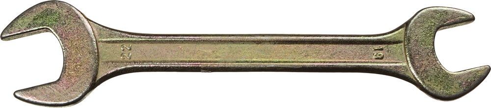 Рожковый гаечный ключ 19 x 22 мм, DEXX 27018-19-22