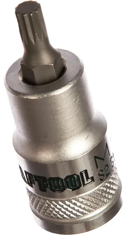 Бита-головка торцевая Spline, М6, 1/2" Industrie Qualitat Kraftool 27911-06_z01, сталь S2 - фото