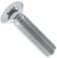 Винт потай М2,5х8 DIN 965 (ISO 7046), нержавеющая сталь А2, цинк-ламельное покрытие