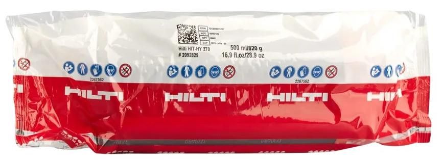 Анкер химический клеевой 500 мл HIT-HY 270-A HILTI, уретан-метакрилат - фото