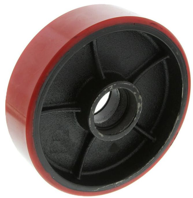 Колесо полиуретановое без подшипника для тележек гидравлических TOR - фото