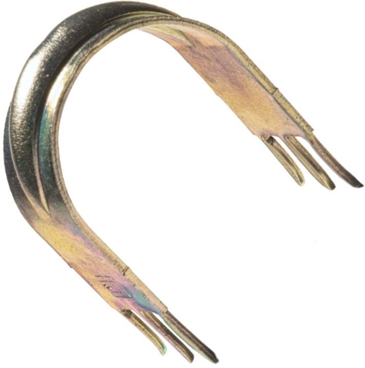 Скоба вставная U-образная для труб Schnabl CF C-Fix, хромированная сталь - фото