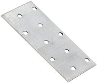 Крепежная пластина 100x40х2 мм Gah Alberts 331436, оцинкованная сталь