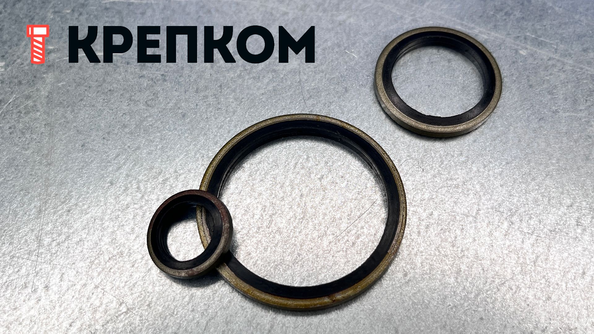 Шайба обрезиненная топливной системы двигателя DFL-4181A, DFL-4251A - фото