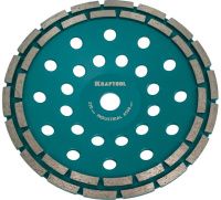 Чашка шлифовальная алмазная, двухрядная 230 мм Double Industrial Kraftool 33369-230