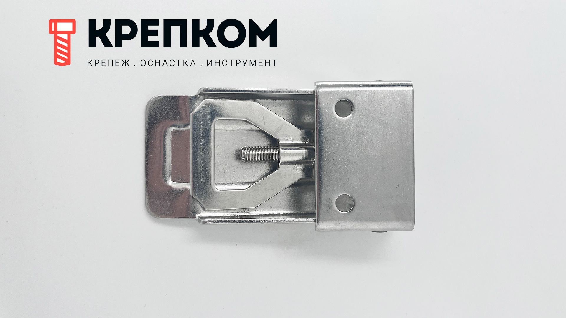 Замок-защелка L=60, 8053-L, нержавеющая сталь А2 - фото