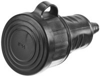 Розетка с крышкой IP44 16А/220 В СИБИН 55186-B