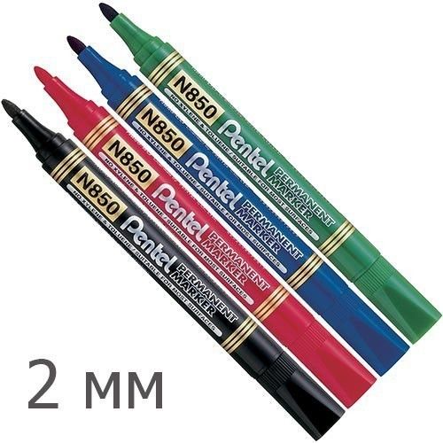 Перманентный маркер Pentel N850 2 мм