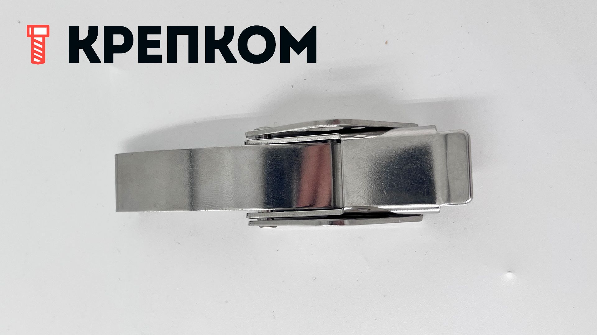 Замок-защелка накидной L=93 B252C, нержавеющая сталь А2 - фото