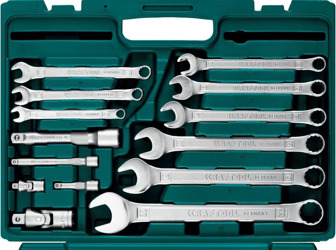 Набор инструмента универсальный 1/2"+1/4" Kraftool X-Drive 27887-H82_z03, 82 предмета - фото