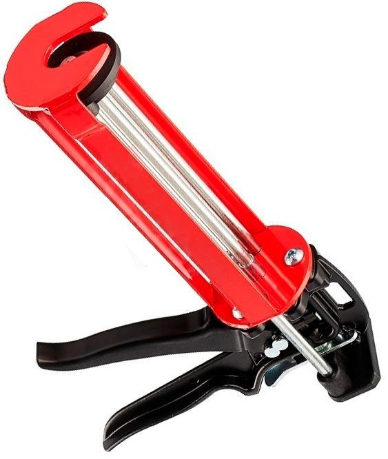 Пистолет скелетный с тройным штоком для инжекционной массы Tech-KREP 292556, 400 мл - фото