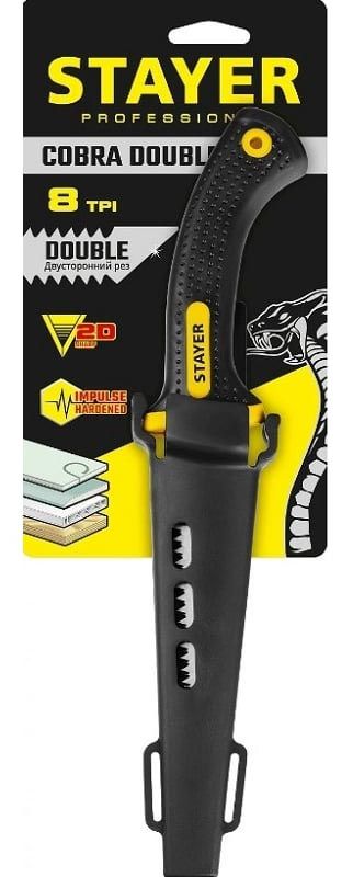 Мини-ножовка по гипсокартону 150 мм выкружная Professional Stayer 2-15170_z01 - фото