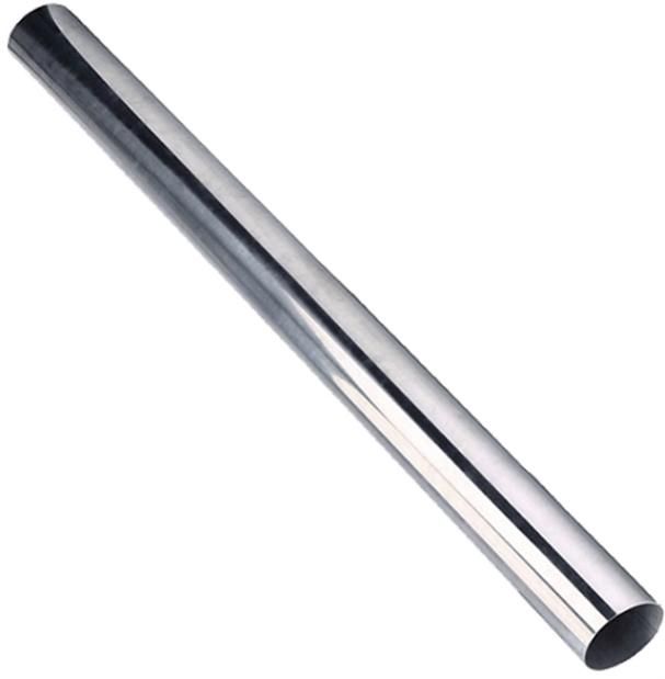 Труба круглая ЭСВ зеркальная 10х1,5 мм длина 1 м, нержавеющая сталь AISI 201 - фото