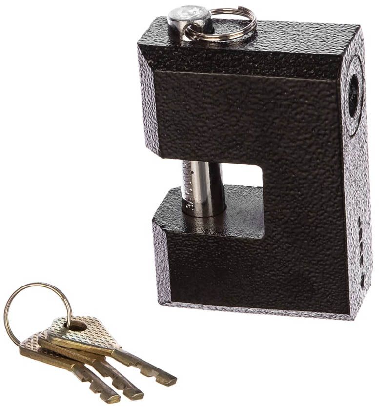 Замок навесной усиленный 90 мм Мастер ЗУБР 3720-3_z01, сталь - фото