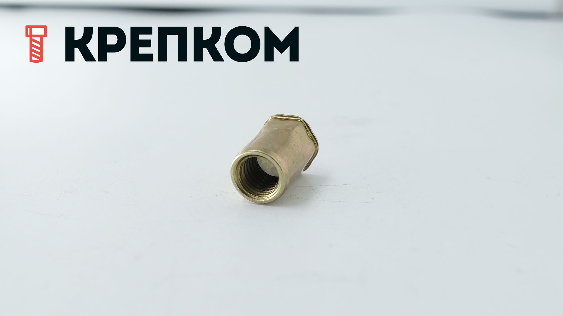 Резьбовая заклепка М8 с уменьшенным бортиком, шестигранная ½, оцинкованная сталь, 200 шт - фото