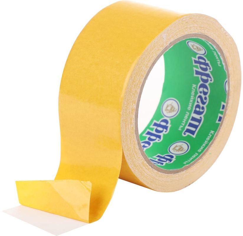 Лента двусторонняя клейкая на тканевой основе 48 мм 10 м Фрегат TK4810 - фото