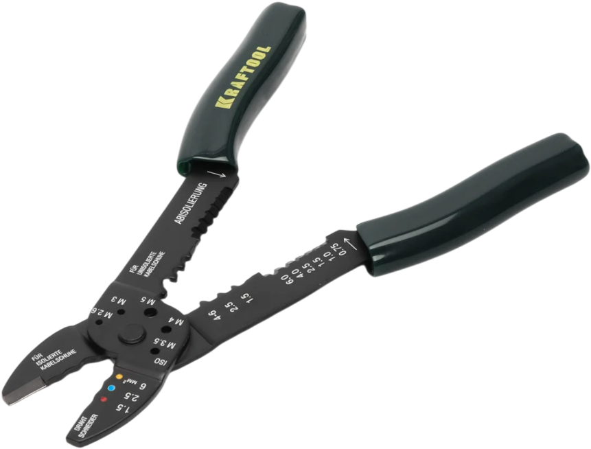 Стриппер многофункциональный 0,75-6 мм² Kraftool MK-7 22661 - фото