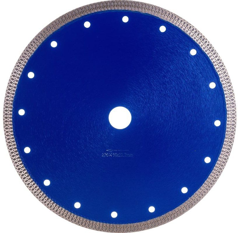 Диск алмазный тонкий по твердой керамике KG/X 230 мм, Messer 01-28-230 - фото