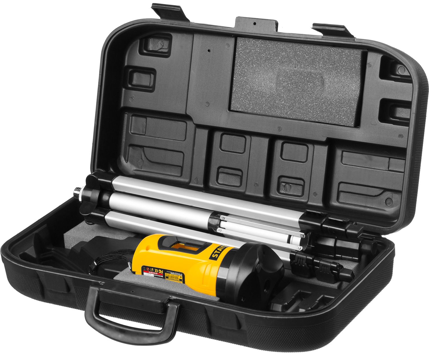Нивелир лазерный линейный 10 м со штативом 120 см Stayer Laser-Max Professional 34960-H2, в пластиковом кейсе - фото