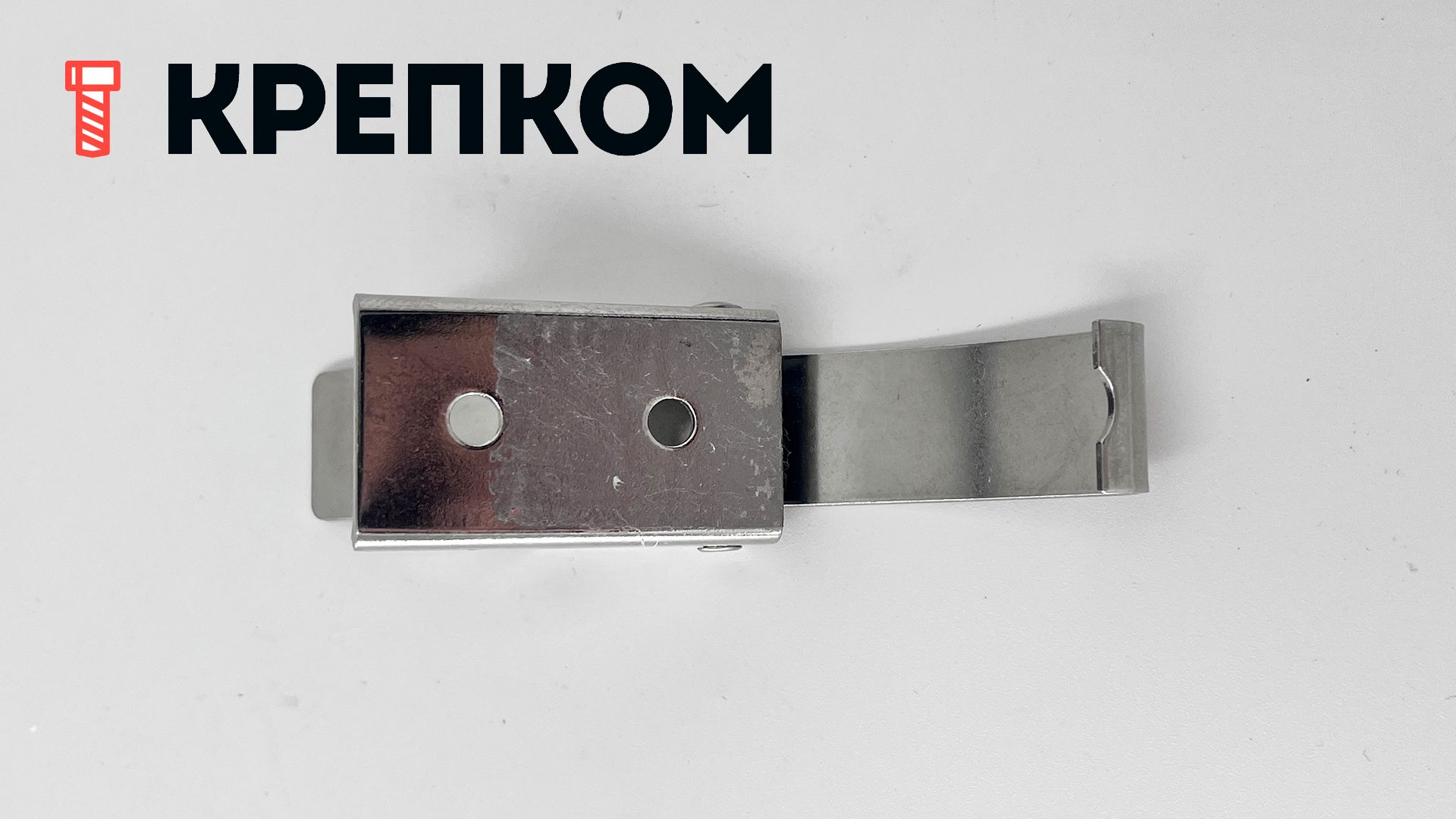 Замок-защелка накидной L=93 B252C, нержавеющая сталь А2 - фото