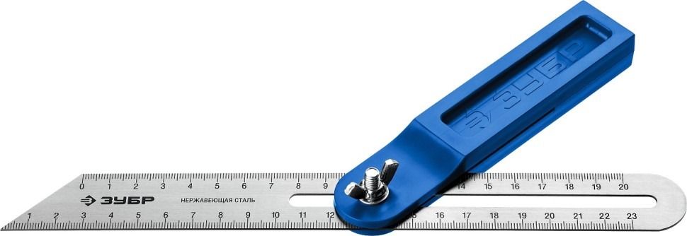 Малка-угломер 250 мм пластиковый корпус, полотно с гравированной шкалой, ЗУБР 3428_z01 - фото