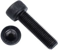 Винт М6х30 с цилиндрической головкой и внутренним шестигранником DIN 912, полная резьба, класс прочности 12.9, оксид