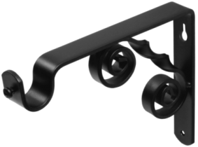 Кронштейн для карниза однорядный винтаж D20 150 мм, модель 1, цвет в ассортименте - фото