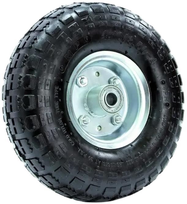 Изображение товара Пневматическое колесо диам 260 мм с сталем симметричной ступицей