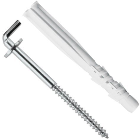 Дюбель с костылем 8х80 мм Pirat Longbird-L TOX, полиэтилен, 20 шт - фото