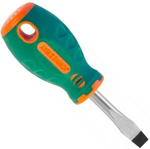 Изображение товара Отвёртка шлицевая SL6.5х38 мм Jonnesway ANTI-SLIP GRIP D71S638