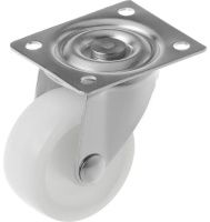 Колесо мебельное полипропиленовое с площадкой, поворотное 38 мм SCPP 15