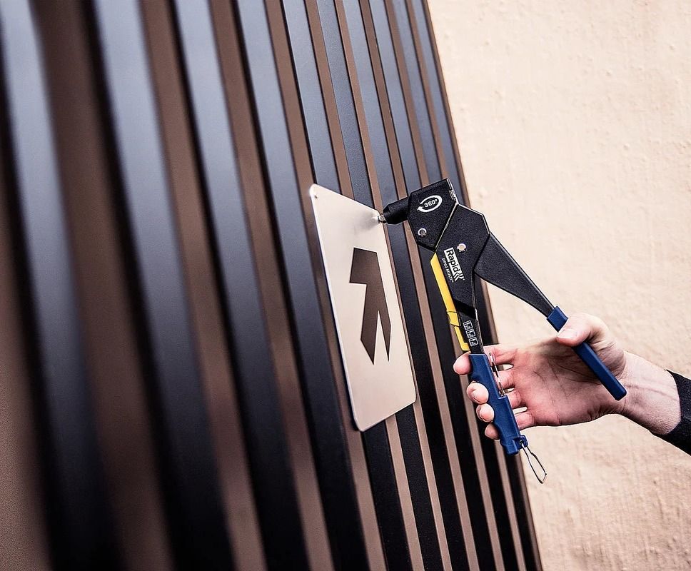 Заклепочник RP60 для вытяжных заклёпок 3,2 - 4,8 мм универсальная насадка поворотный 360° Rapid Multi 5001140 - фото