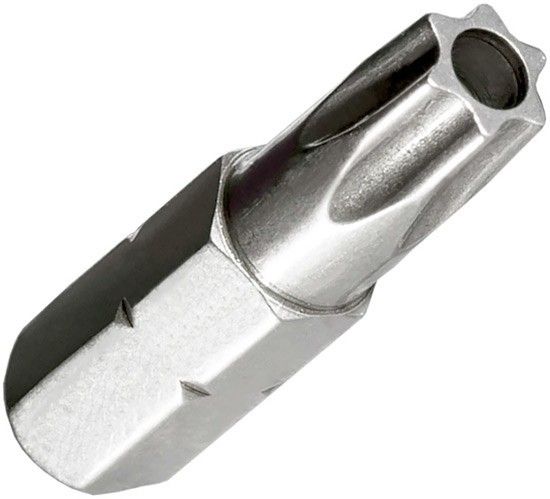 Бита антивандальная с отверстием TORX Pin T15 длина 25 мм 88667 - фото