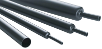 Трубка термоусаживаемая с клеевым слоем, не поддерживающая горения 6,4/2,2 мм, 3:1 IAKT Raychman, черная