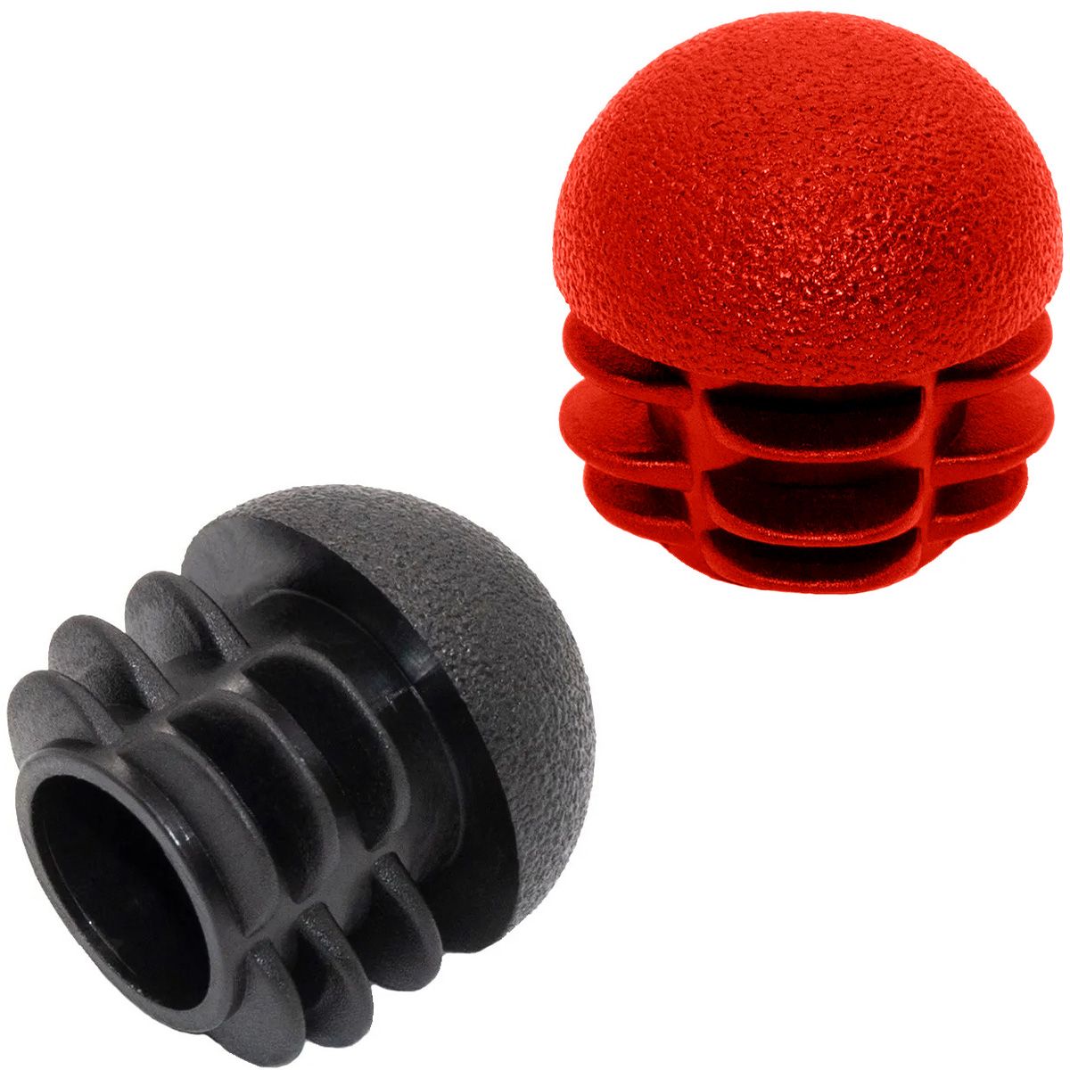 Изображение товара Заглушка сферическая 20 мм для круглых труб СЧН, пластик, оранжевая (RAL 2004)