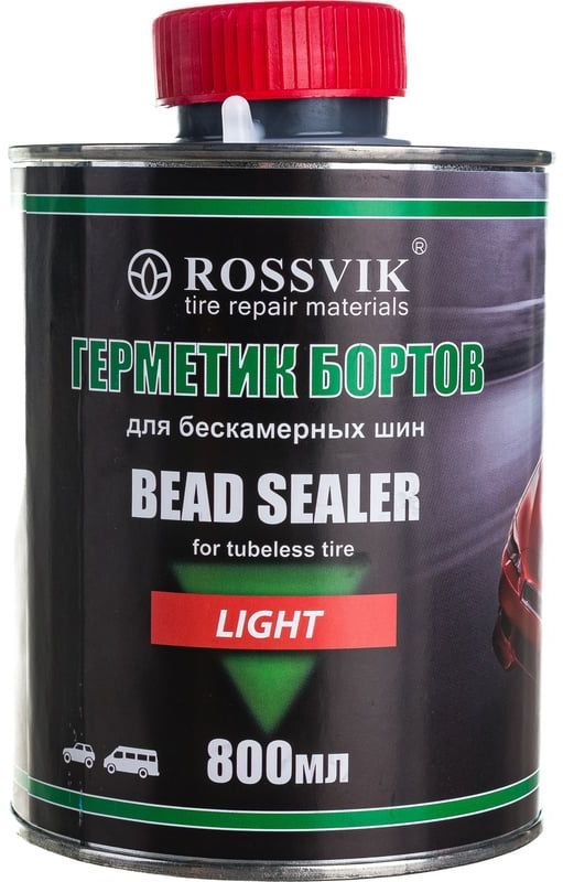 Герметик бортов шин 800 мл Rossvik Light GB.08.X.L, банка с кистью - фото