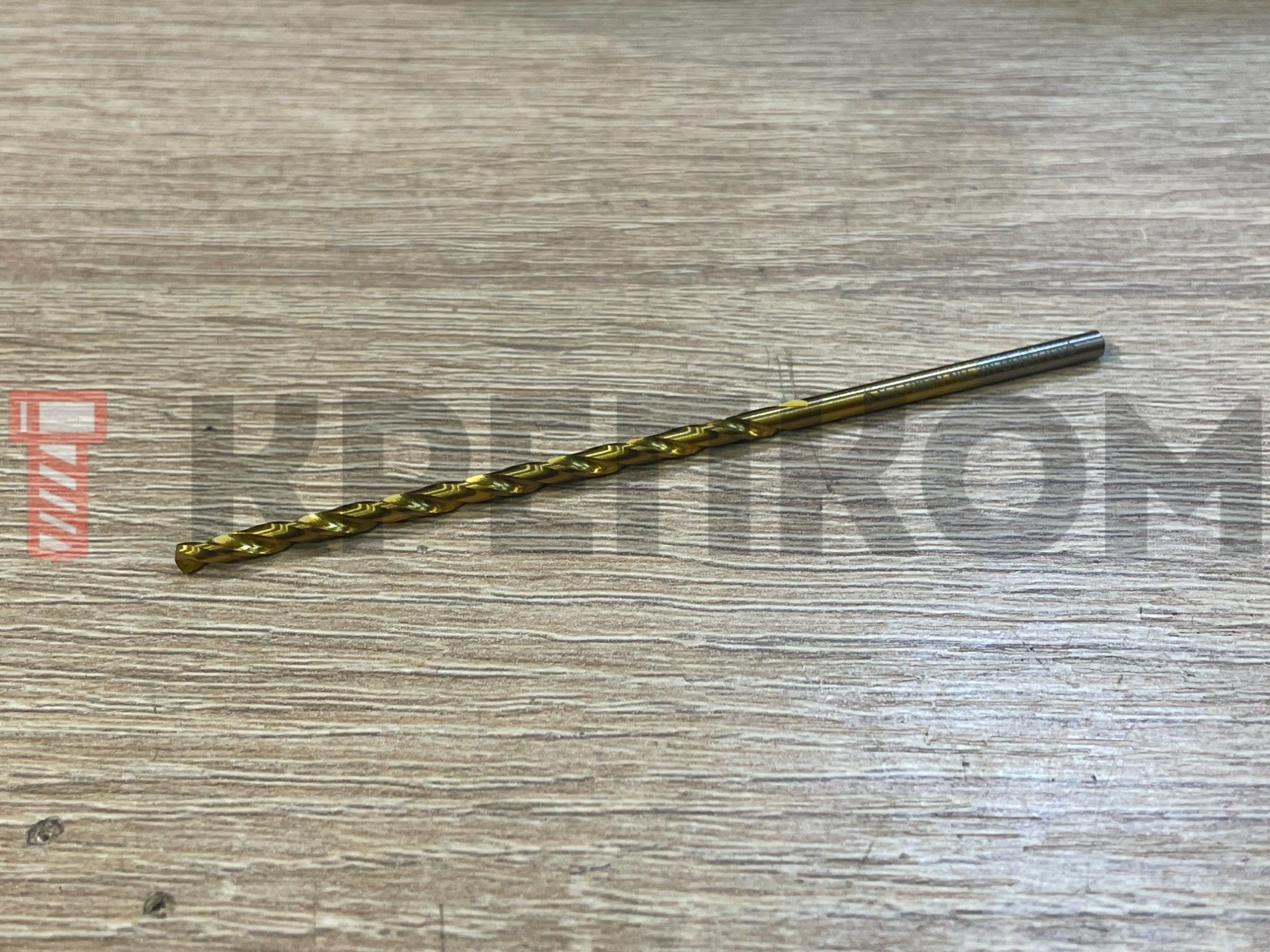 Сверло удлинённое 3х100 №661 ц/х DIN340 в боксе (10 шт) Профоснастка 30206021, HSS-G TiN - фото