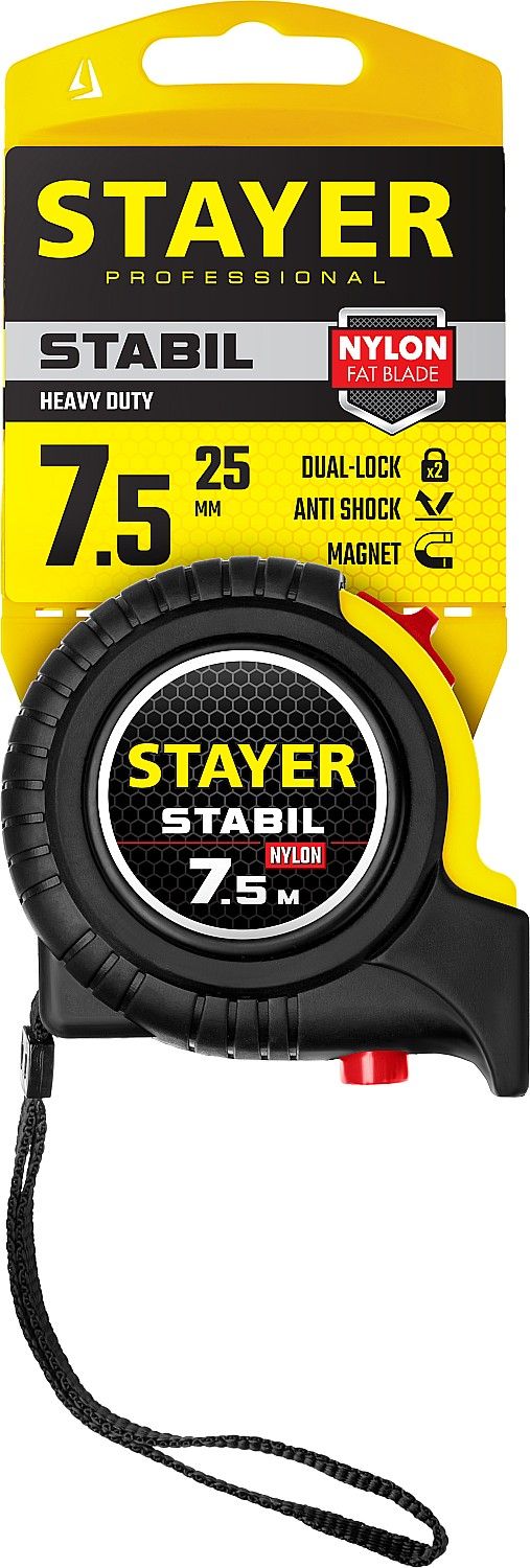 Рулетка измерительная Stayer Stabil Professional - фото
