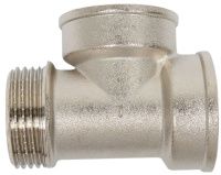 Тройник (вн-вн-нар) Aqualink, никелированная латунь