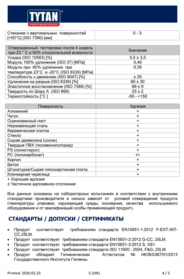 Герметик силиконовый нейтральный 280 мл TYTAN Professional Neutral Pro 94261, прозрачный  - фото