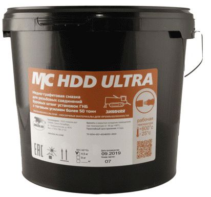 Смазка для буровых штанг МС HDD ULTRA (зимняя) ВМПАВТО, 4,5 кг ведро - фото