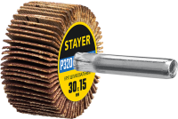 Круг шлифовальный лепестковый 30х15 мм Р320 на шпильке Stayer 36606-320