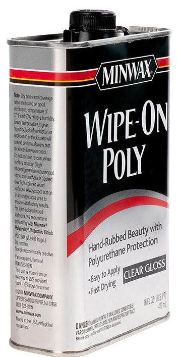 Защитное покрытие глянцевое Minwax Wipe-On Poly 473 мл 4090 - фото