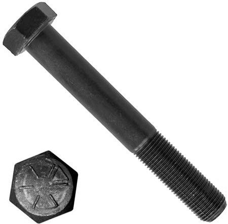 Изображение товара Дюймовый болт DIN 931 UNF 1/4-28 х 5 1/2 (140 мм) класс 10.9 стальной