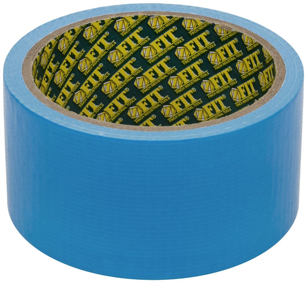 Лента армированная клейкая 48 мм х 10 м FIT ducttape 11780, синяя - фото