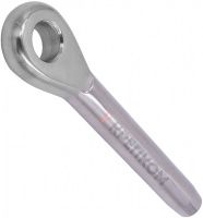 Ушко плоское для обжима на трос 7 мм 8469 (M8317), нержавеющая сталь А4