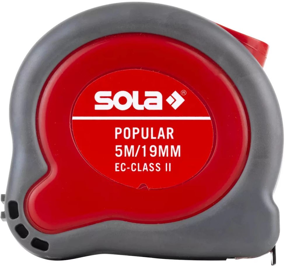 Рулетка 5 м SOLA Popular PP 50024301 - фото