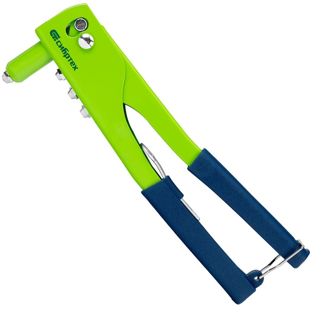 Заклепочник ручной вытяжной одноручный (2.4-4.8 мм) 260 мм, Сибртех 40541 - фото