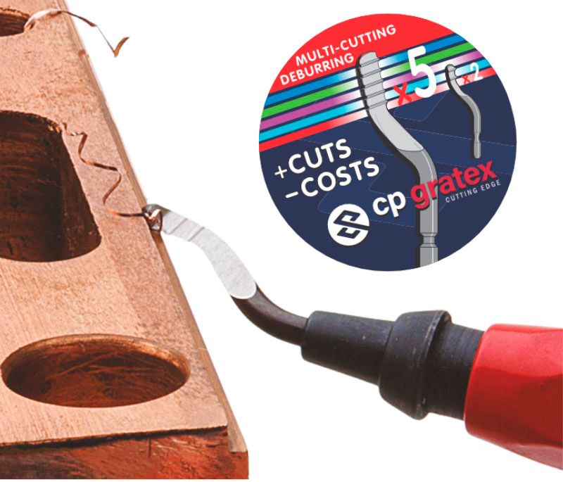 Лезвие для фаскоснимателя d=3,2 мм MC-10 Multi-Cutting CP Gratex 22100, сталь HSS - фото